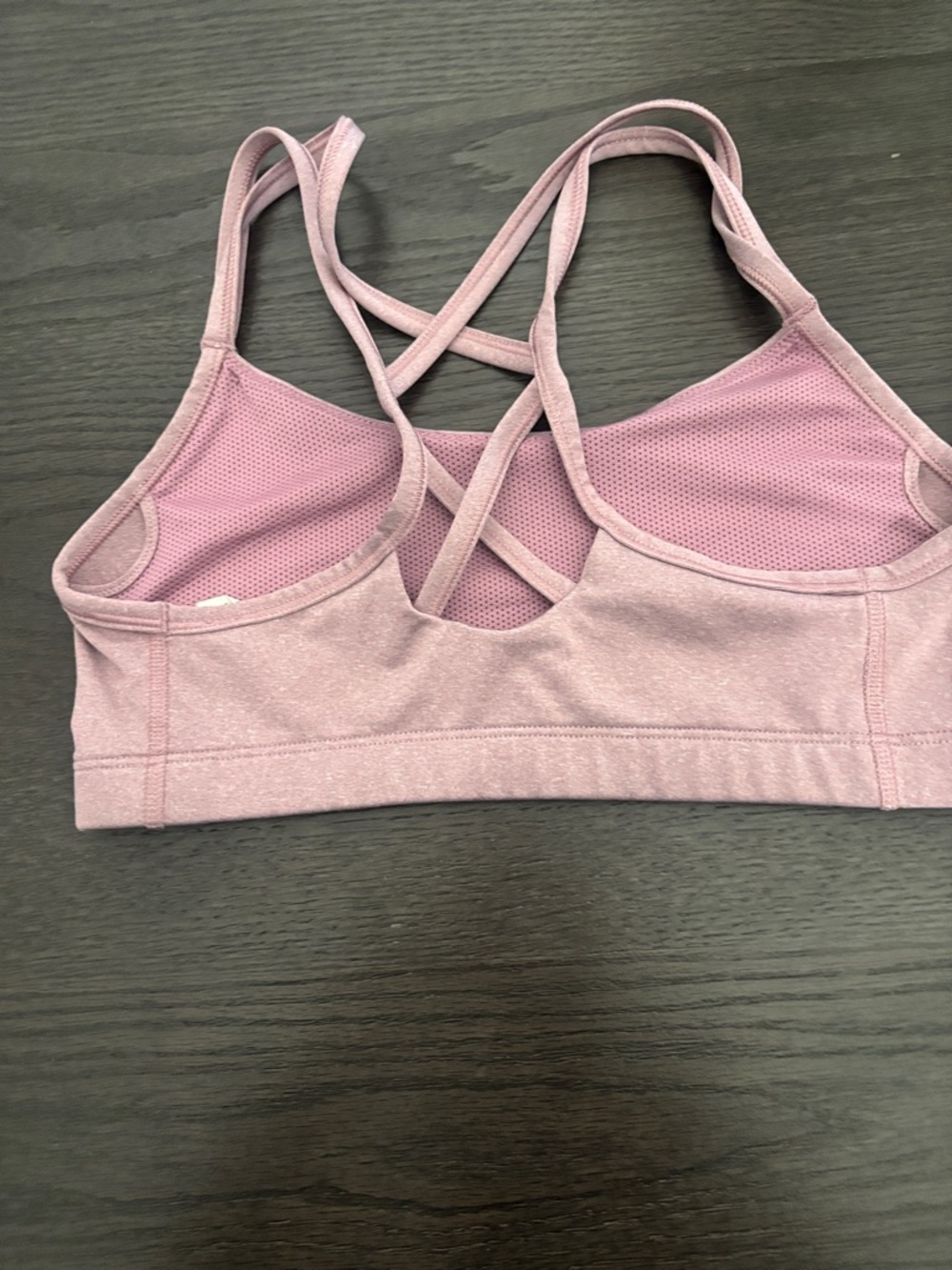 Nike Strappy Light Mauve Sports Bra - Picture 2 of 3